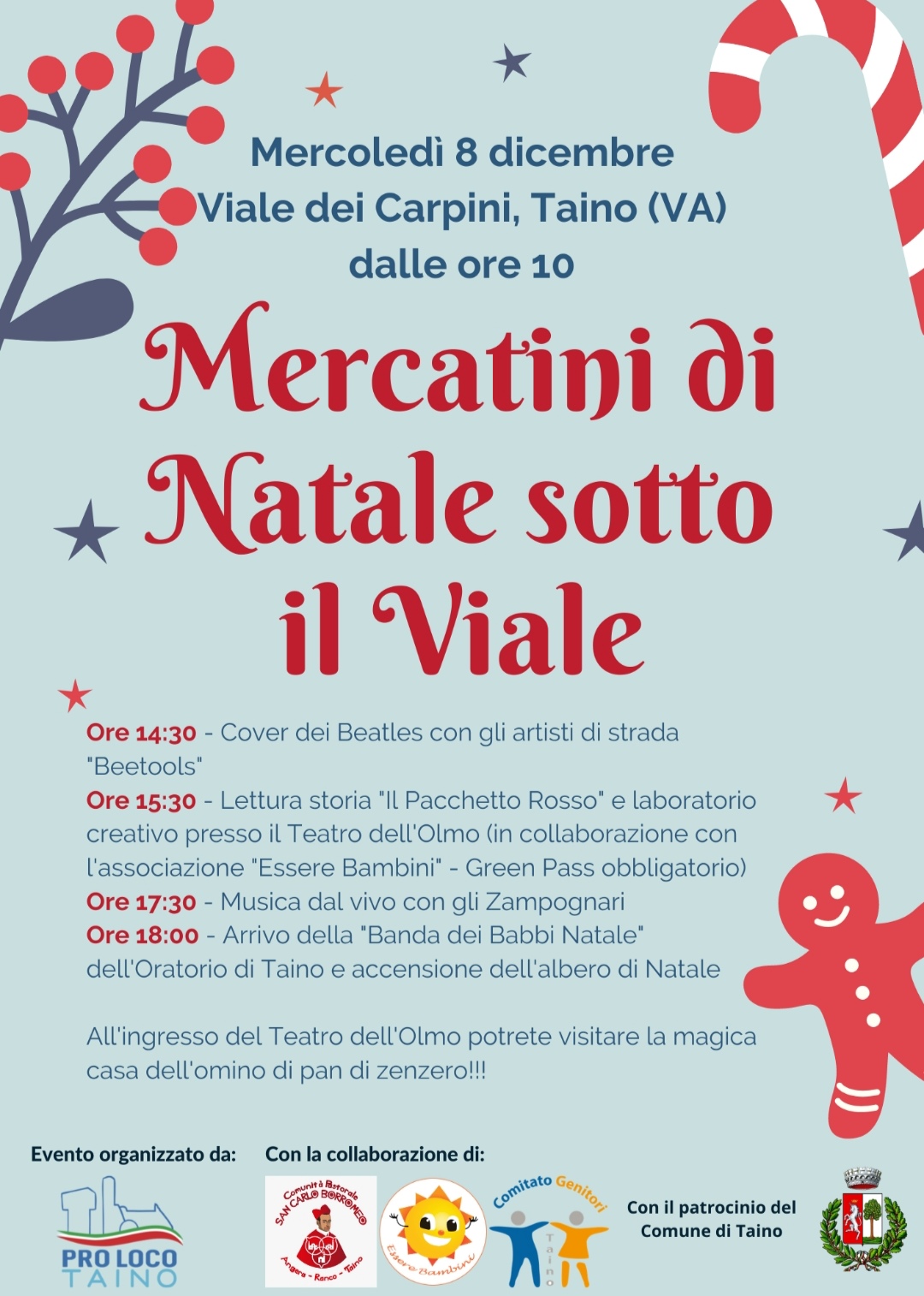 Mercatini di Natale Sotto il Viale 8 dicembre 2021