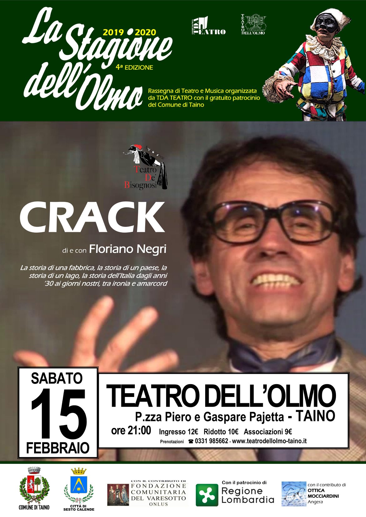 Spettacolo Stagione dell'Olmo "CRACK" 