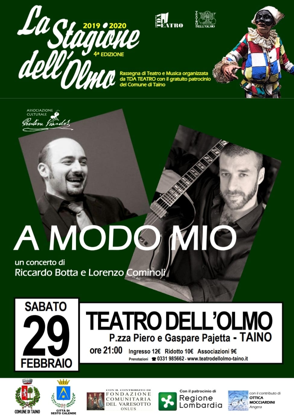 Concerto "A modo mio" - La stagione dell'Olmo