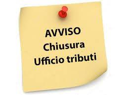 Chiusura ufficio tributi 11 novembre