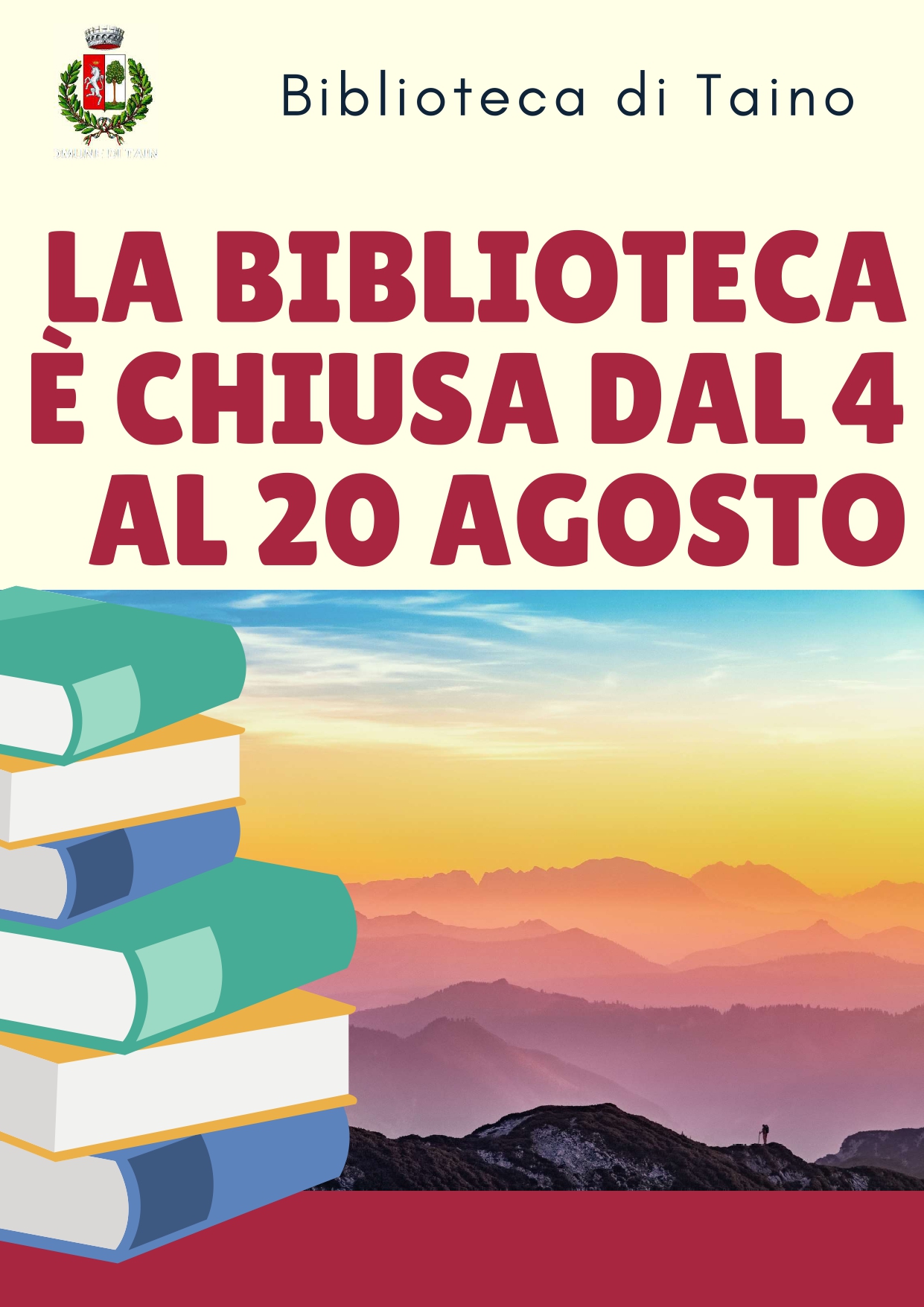 Chiusura biblioteca comunale