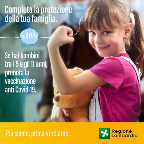 Campagna di Vaccinazione Anti-Covid - Vaccinazione bambini 5-11 anni